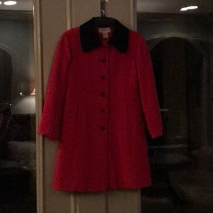 Red, junior size, pea coat!